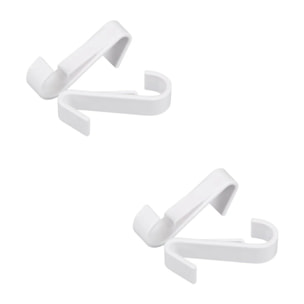 Ensemble de 4 crochets pour sèche serviette Fackelmann Tecno