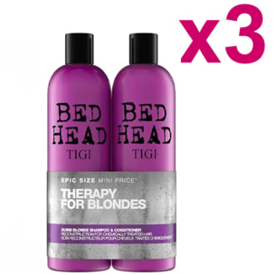 TIGI Kit Bed Head Dumb Blonde Tween Duo 3 PIEZAS