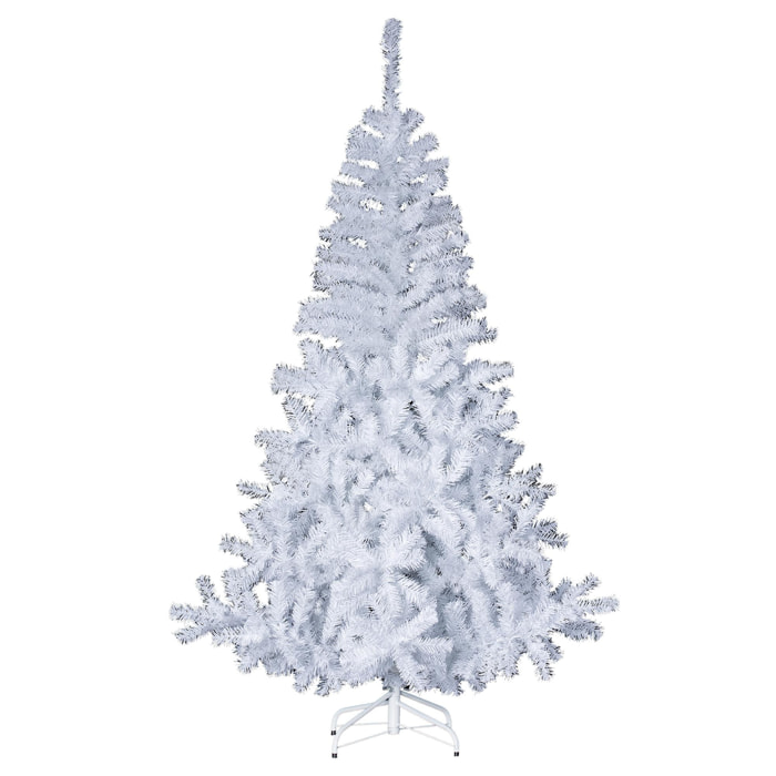 Elegante Arból de navidad Blanco 210 cm