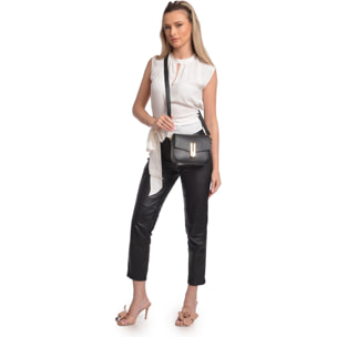 Borsa a spalla Anna Luchini Nero