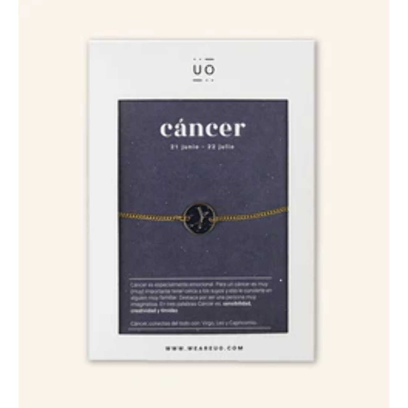 Pulsera Charm "Cancer"