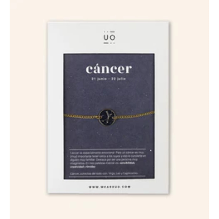 Pulsera Charm "Cancer"