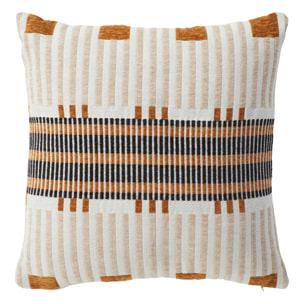 Coussin "Jangwa" jacquard lin 40x40cm