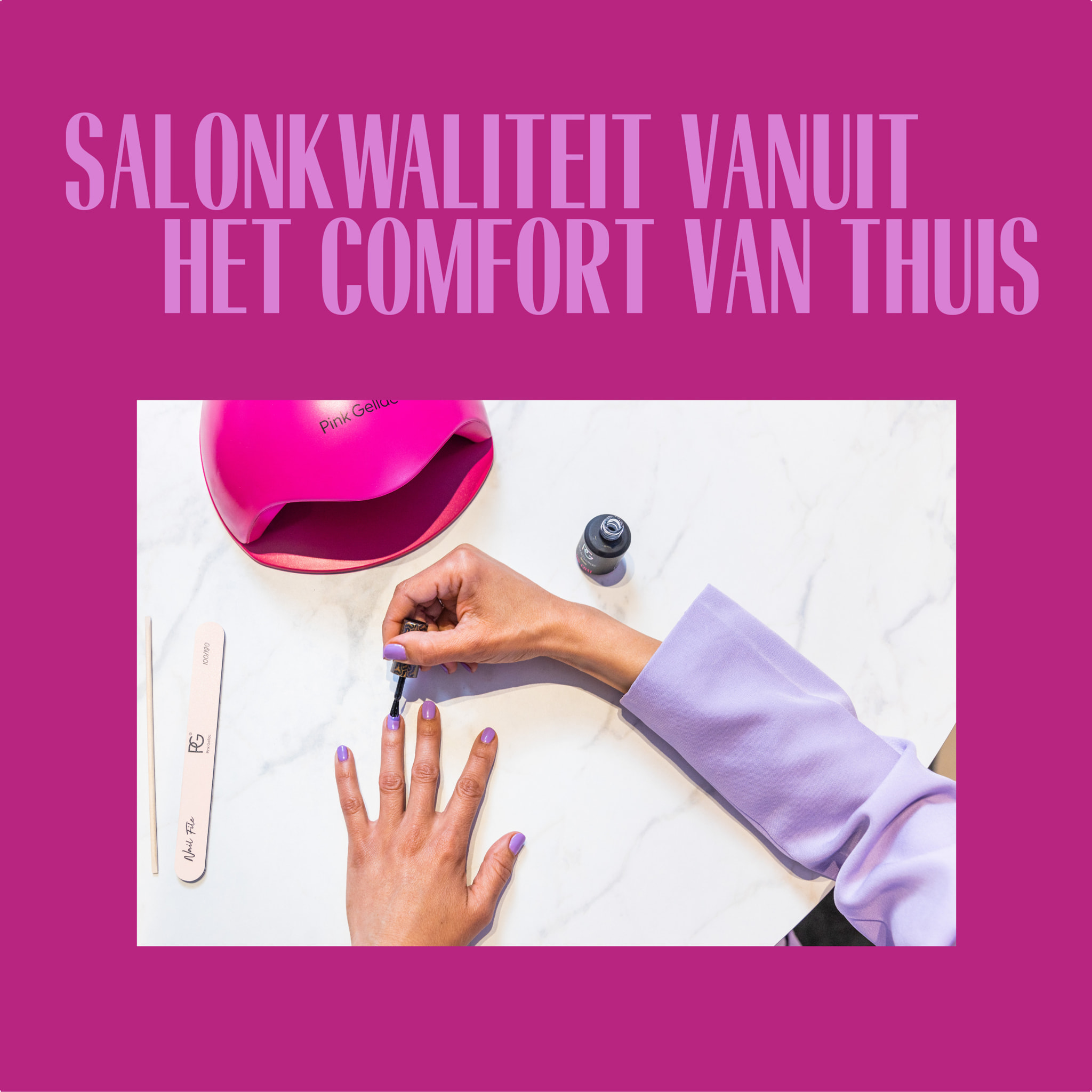 Lampe LED pour ongles - Rose