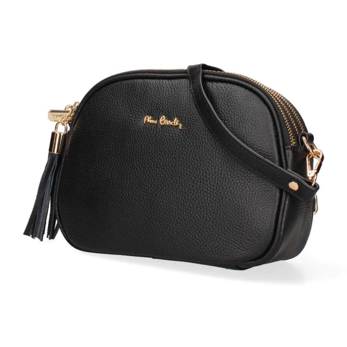 Borsa a tracolla da donna Made in Italy - Modello Cordelia Pro - 100% pelle - 22.5 x 17.0 x 9.5 cm