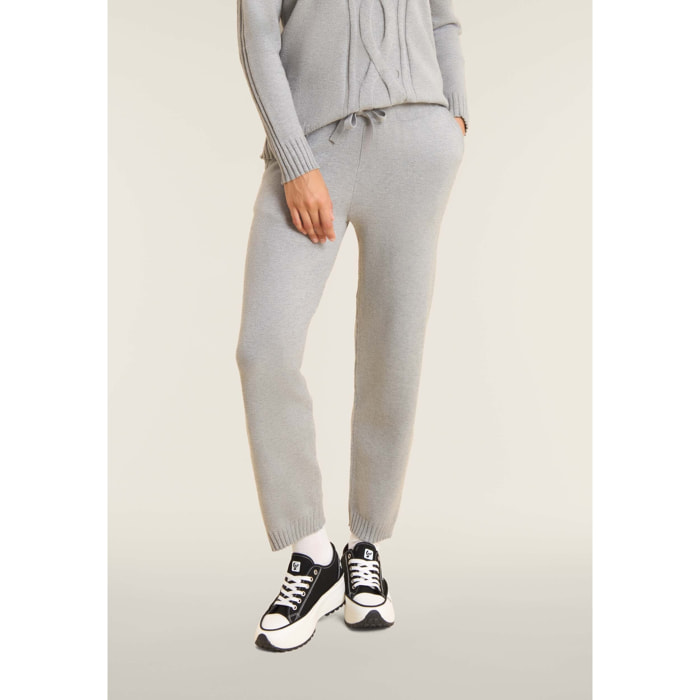 Pantalone donna gamba dritta in tricot