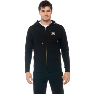 Sudadera con capucha y cremallera para hombre Leone New Gold