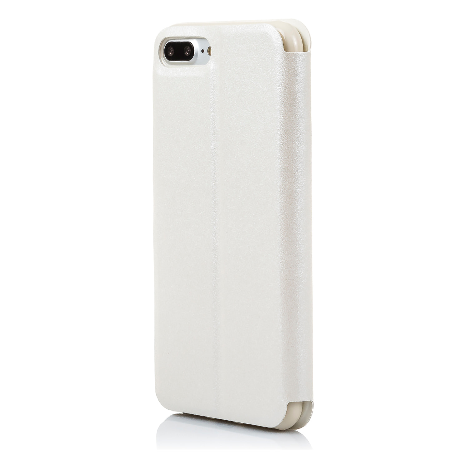 DAM CUSTODIA A LIBRO CON CHIUSURA MAGNETICA A FINESTRA Iphone 7 Plus/ Iphone 8 Plus 7x1x14 Cm. Colore bianco