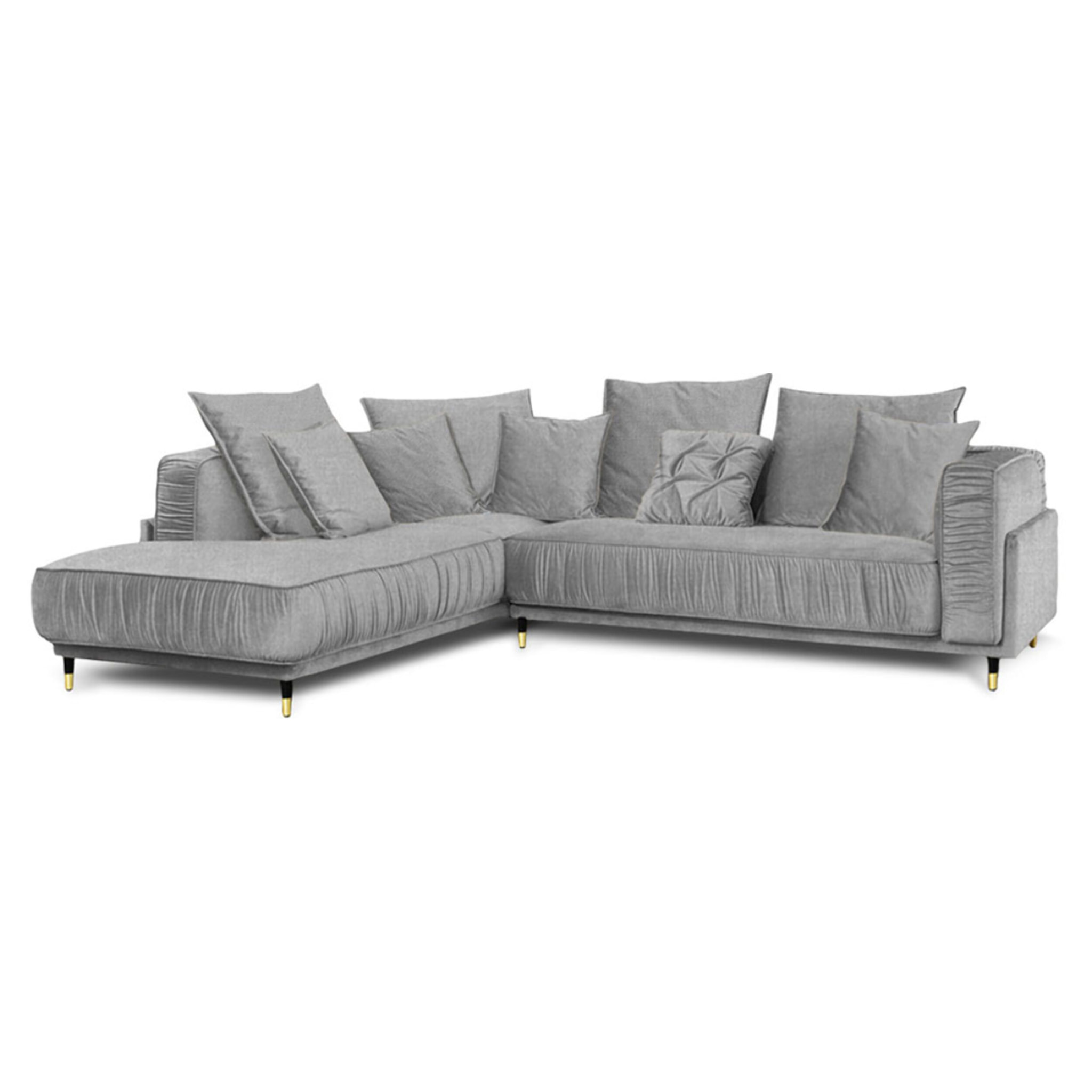 Canapé Tissu Angle gauche Fiorenzo - 4 Places