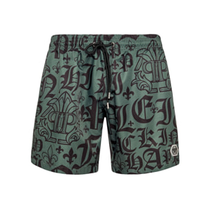 PHILIPP PLEIN Swim Trunks GOTHIC PLEIN