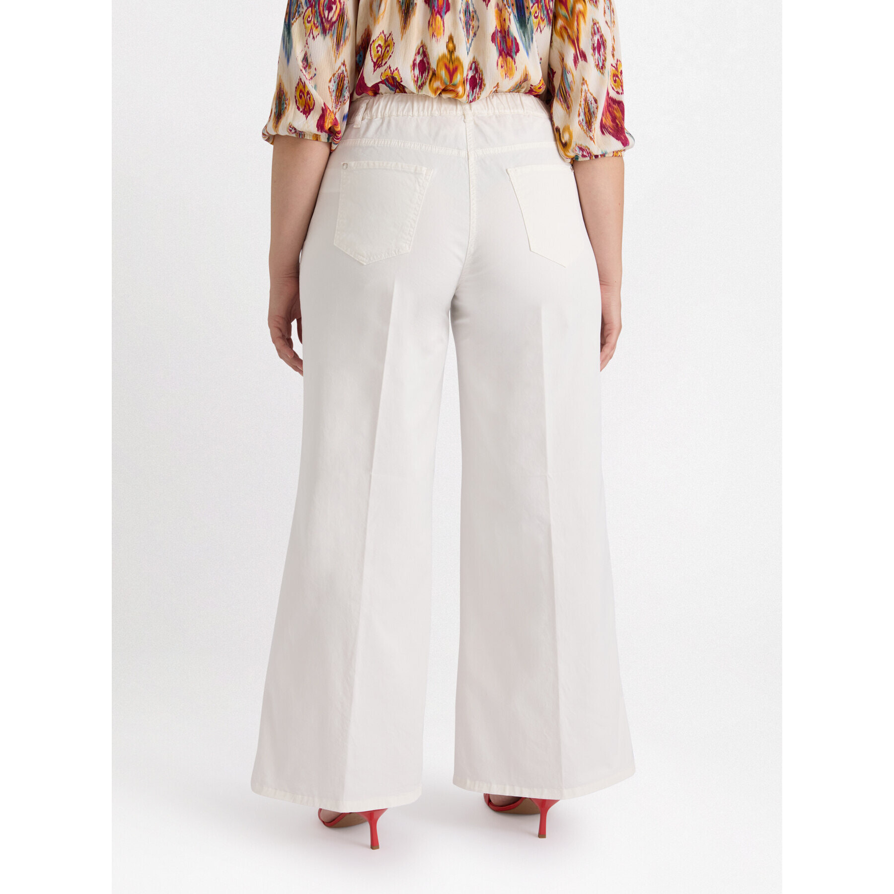 Fiorella Rubino - Pantaloni wide leg - Bianco