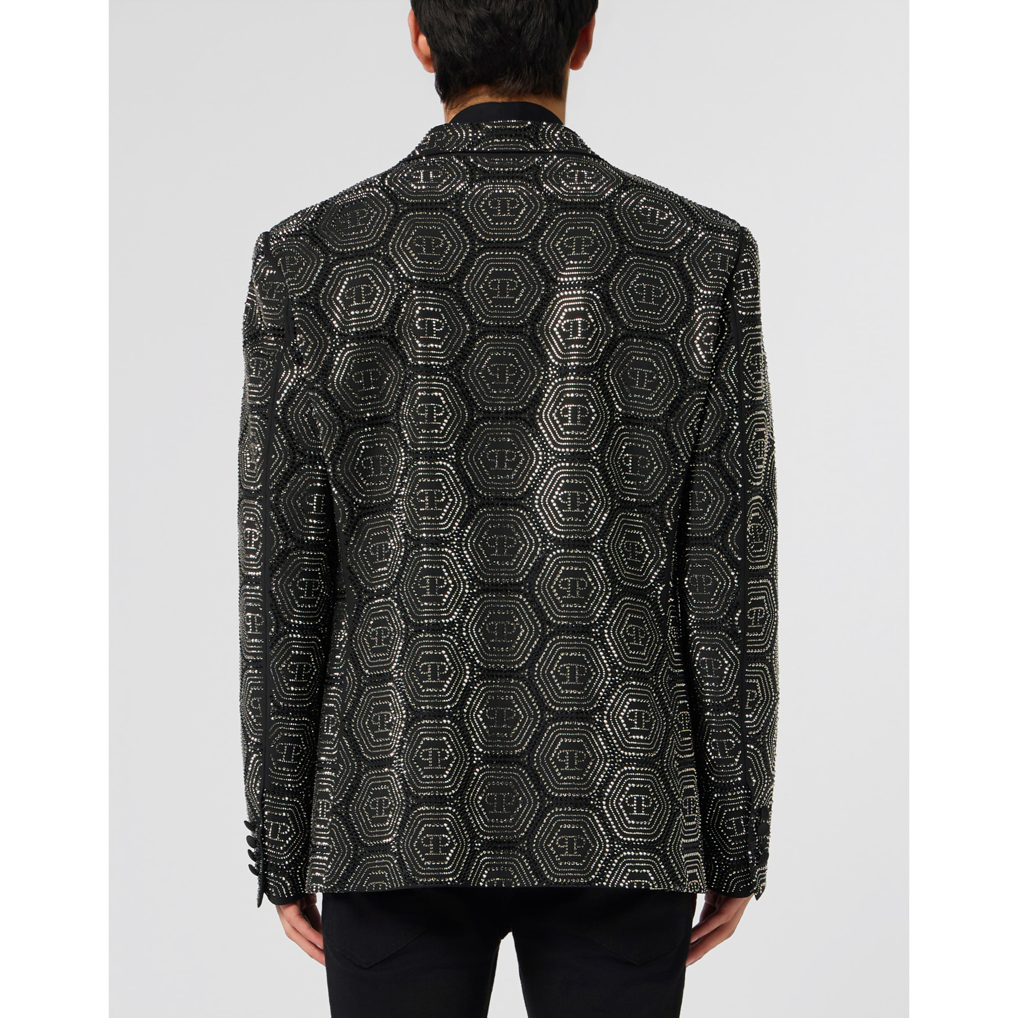 PHILIPP PLEIN Lord Fit Blazer Bling Monogram