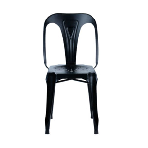 Chaise vintage en métal style industriel - STEAL