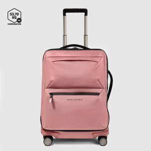 Piquadro Trolley da cabina a 4 ruote resistente all'acqua