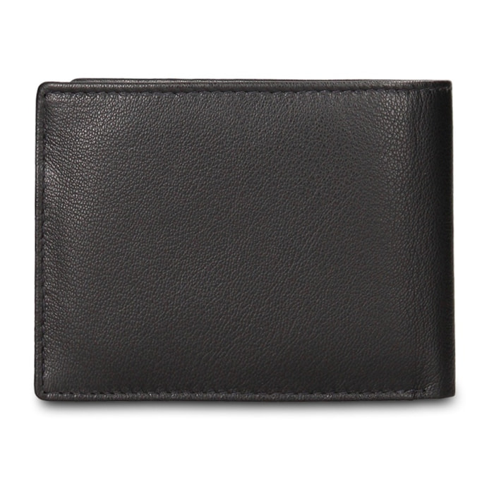 Portafoglio uomo in vera pelle - Modello Erewhon Chic - Casual - 12.5 x 9.5 x 3.5 cm