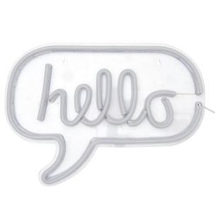 Lampe Neon Hello Acrylique Usb