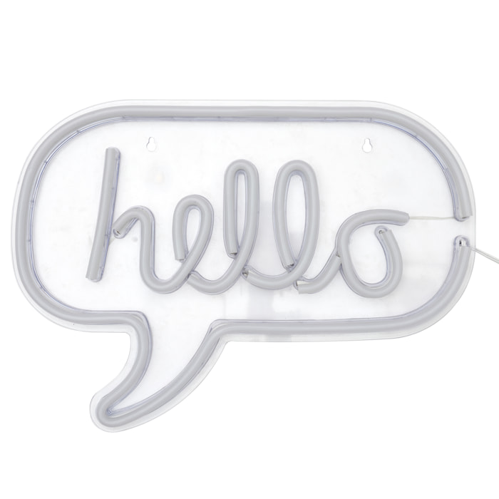 Lampe Neon Hello Acrylique Usb