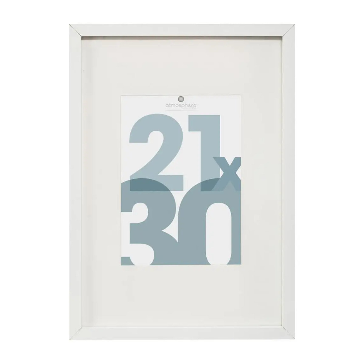 Cadre photo "Manu" blanc 21x30cm