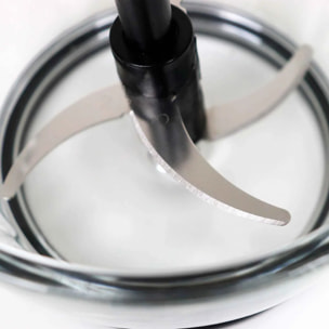 Picadora eléctrica JATA JEPC1250 con 4 cuchillas para picar alimentos o hielo. Capacidad: 1,5 litros