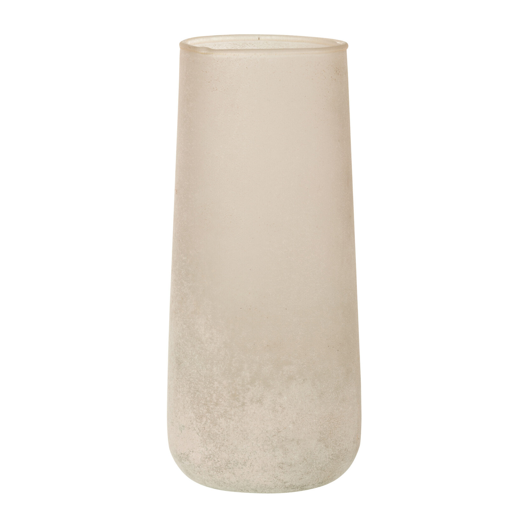 J-Line vase Poudre - verre - rose - large - 23 cm de hauteur