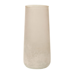 J-Line vase Poudre - verre - rose - large - 23 cm de hauteur