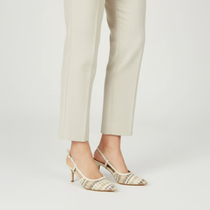 Decolletè con cinturino regolabile - tacco 8,5 cm