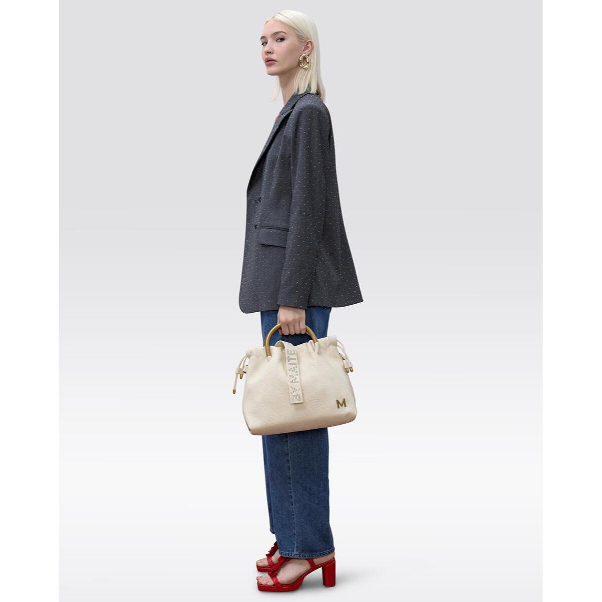 Blazer doppiopetto con strass