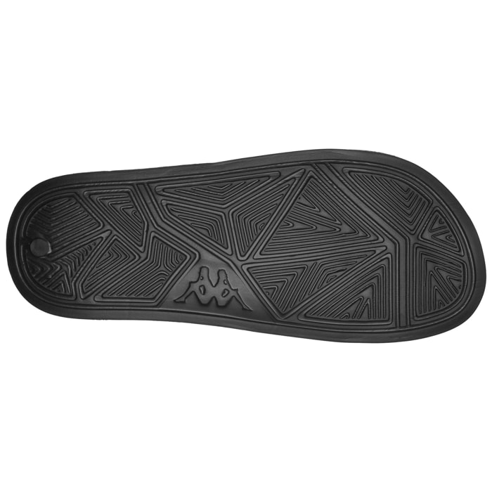 Kappa - Chanclas Hombre Mujer Negro - Logo Sarty