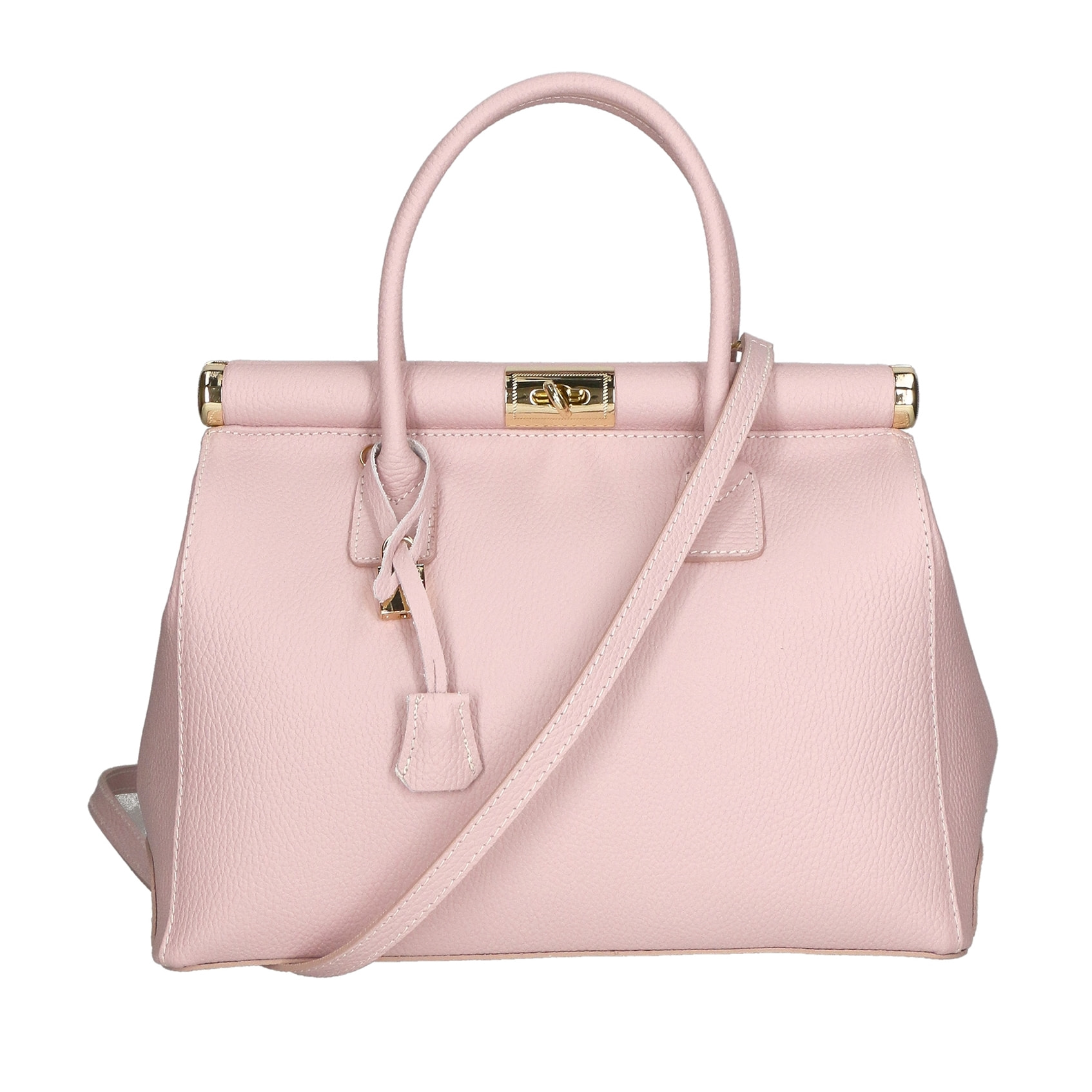 Borsa a mano da Donna Eleonora in Vera Pelle Made in Italy 26x35x16 cm