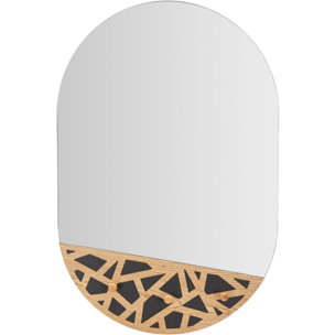 SPECCHIO DA MURO C/APP-ABITI CARV CM 60X5,3X90