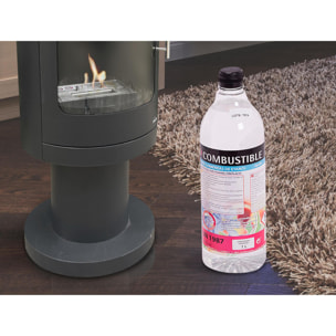 Combustible Etanol de origen natural aroma neutro formato Caja 12 Botellas de 1L cada una 4xBOT-12F PURLINE  W