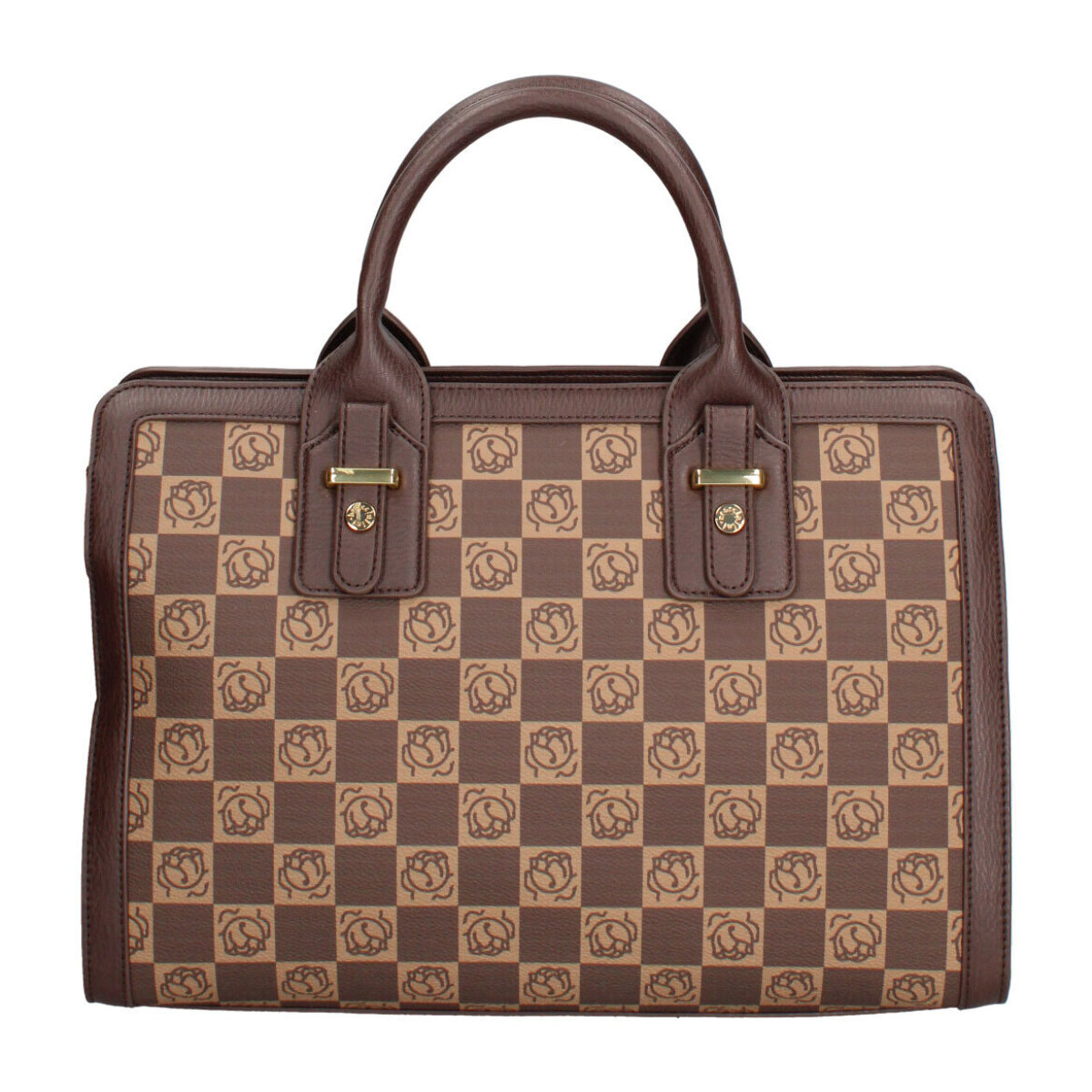 Borsa a bauletto  da donna Textile Polyurethane 36x26x18 cm