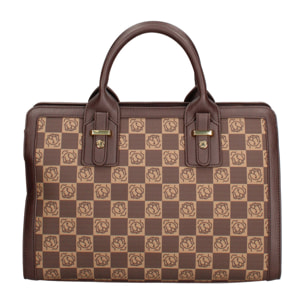 Borsa a bauletto  da donna Textile Polyurethane 36x26x18 cm