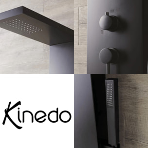 Colonne de douche thermostatique KINEDO Aquastyle noir mat