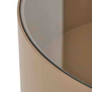 Table d'appoint avec coffre Karun moccha 45x45x30cm