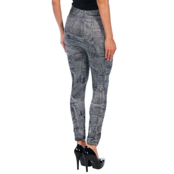 Legging cazadora gris