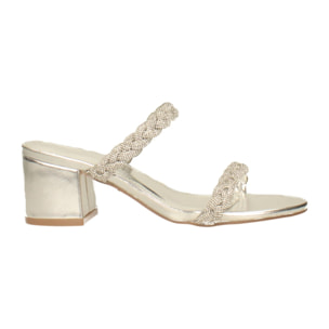 Sandali Donna Tata Italia Argentato