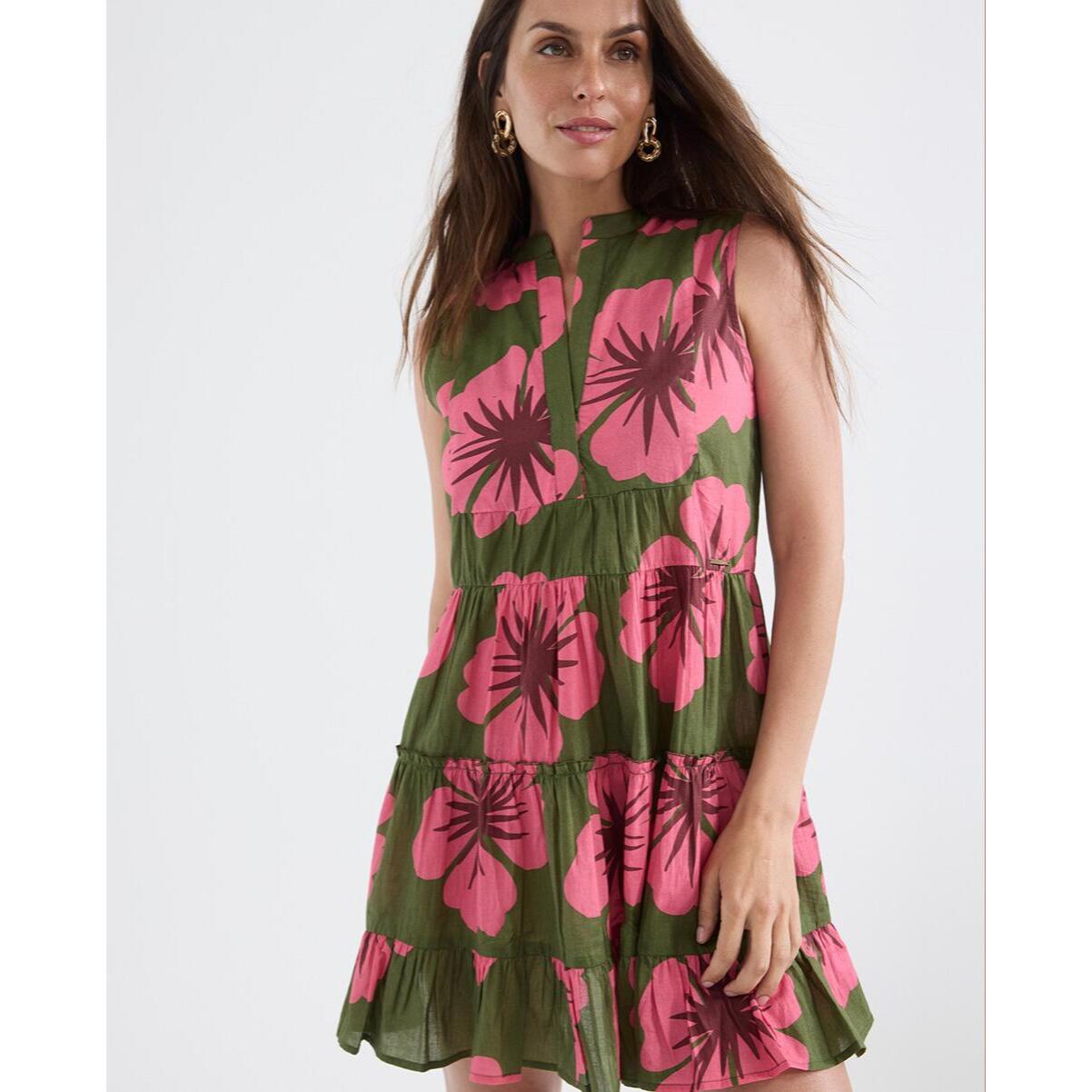 Abito corto floreale Aloha