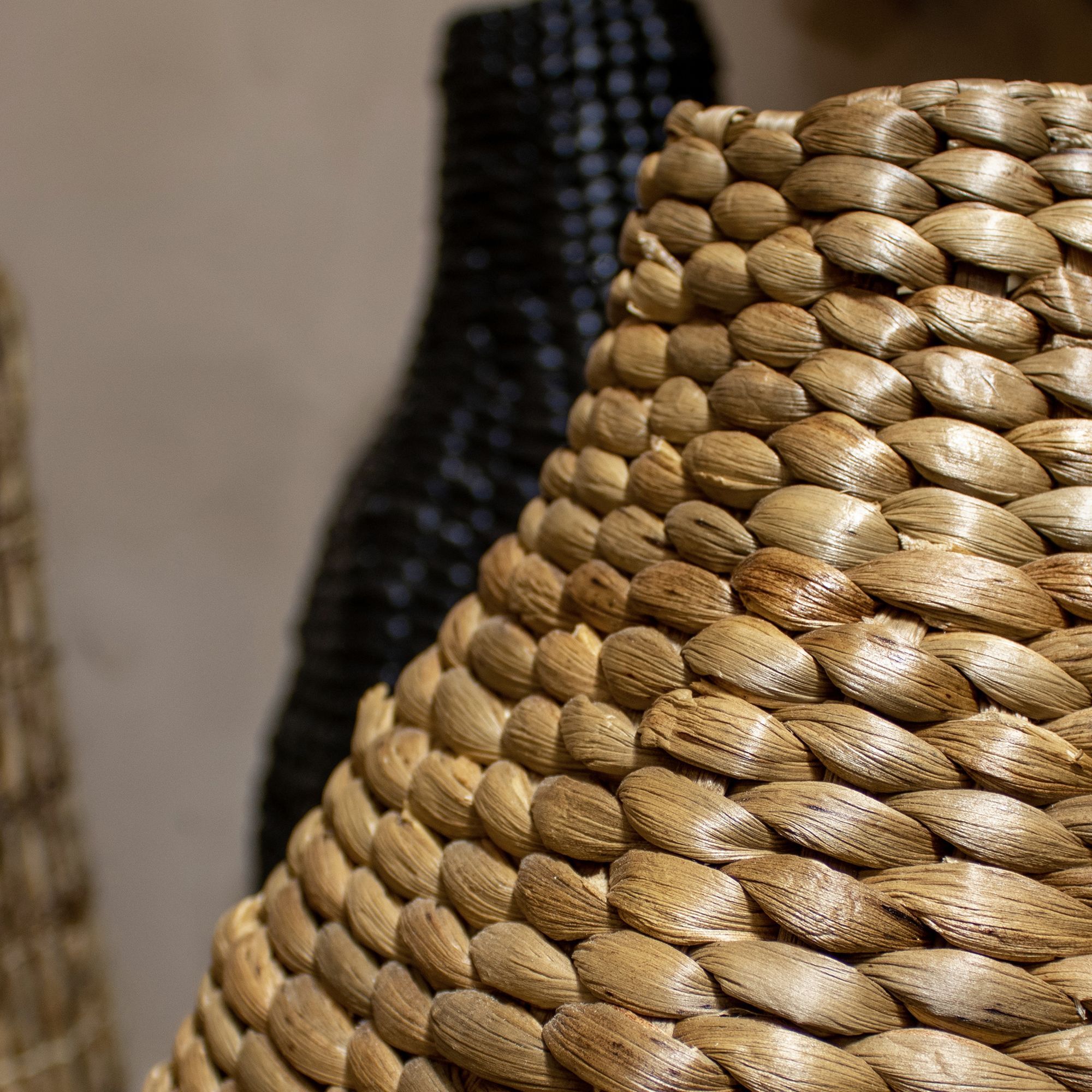 Jarre en jacinthe d'eau h47cm ALIA