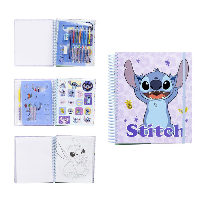 Album actividades coloreable stitch