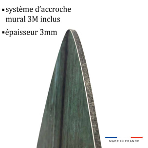 Planche decorative de surf Wild Wave Tableau alu Dibond
