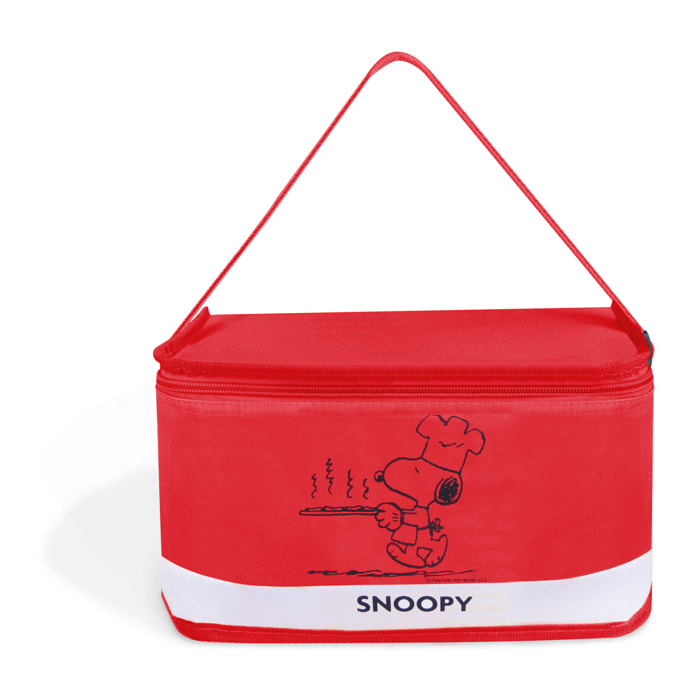 Borsa termica 7 L Excelsa – Peanuts, Poliestere Rosso Snoopy
