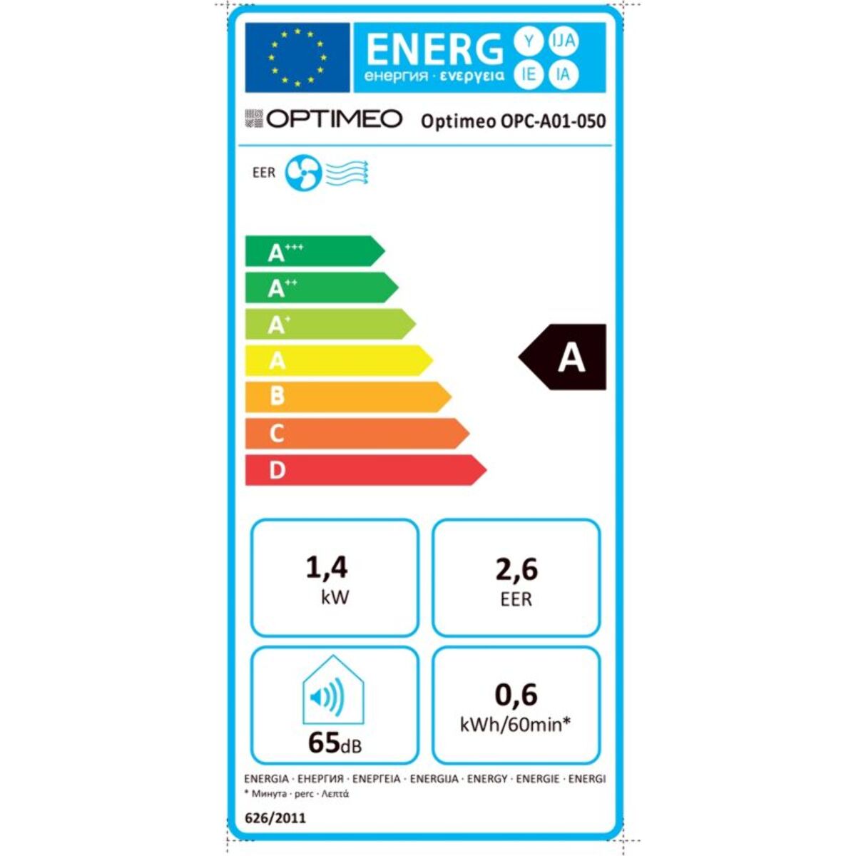 Climatiseur OPTIMEO OPC-A01-050