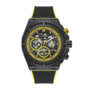 Reloj Guess GW0713G2 Hombre Analogico Cuarzo con Correa de Silicona