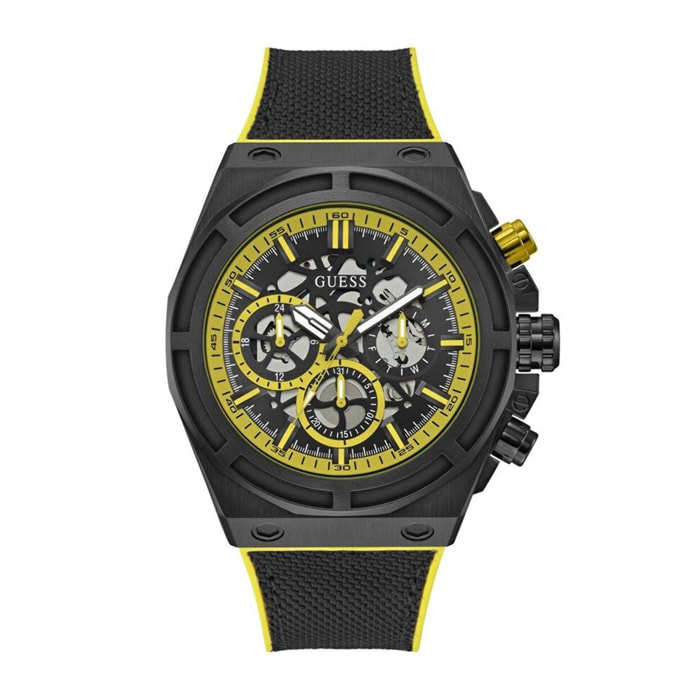 Reloj Guess GW0713G2 Hombre Analogico Cuarzo con Correa de Silicona