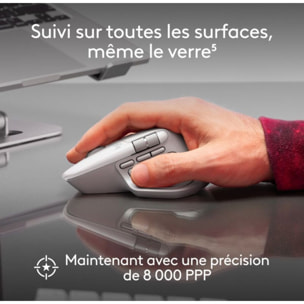 Souris sans fil rechargeable LOGITECH MX Master 4 Mac Off White