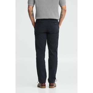 Pantalón chino azul marino de corte regular con logo Polo Club