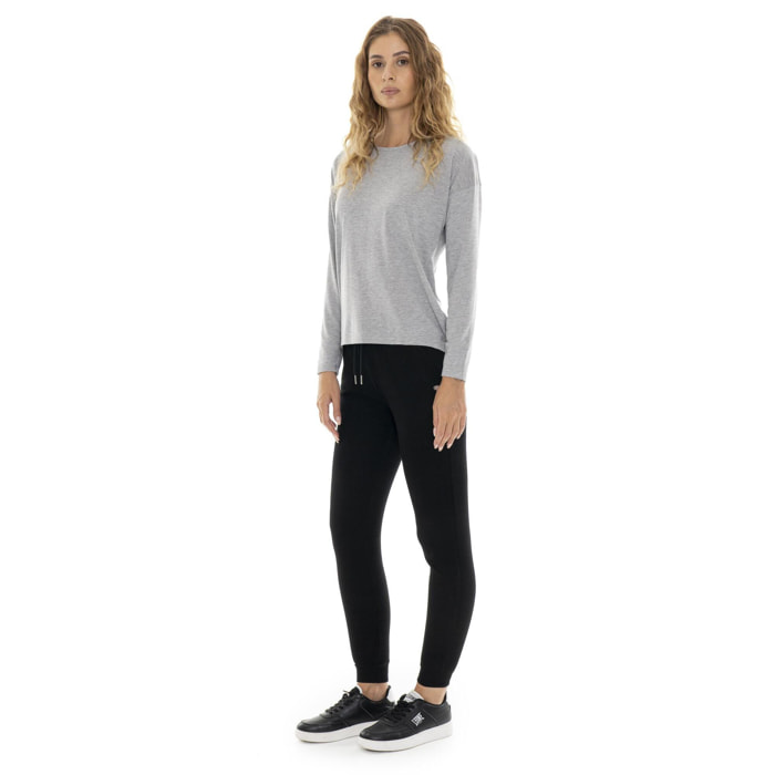 Pantalón de invierno de mujer de canalé fino 'Perla'