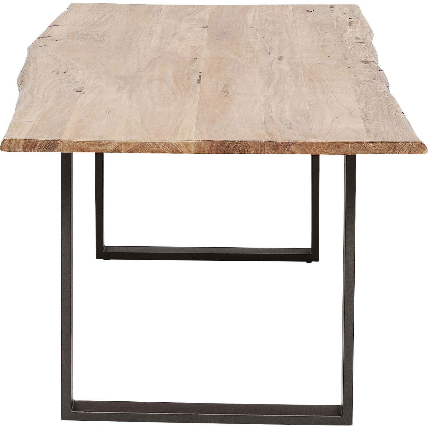 Table Harmony acacia acier Kare Design