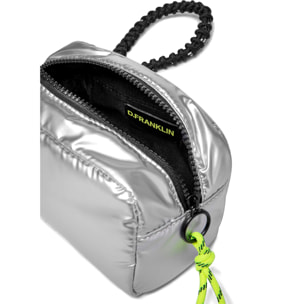 Bolso de Mano  Neceser Bomb Beauty Bag en Plata D.Franklin